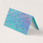 Gefalteter Geschäfts-Karten-Glitzer-Stern-Staub Visitenkarten (Rückseite)