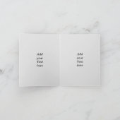 Gefalteter geschlechtsspezifischer Text im Party Einladung (Innenseite)