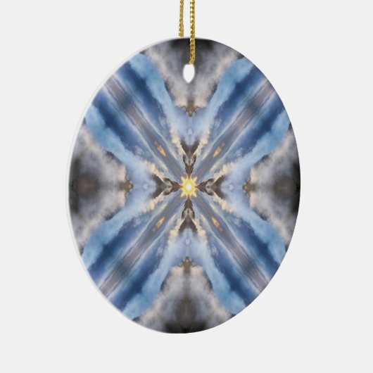 Gefalteter Himmel Keramik Ornament (Rechts)