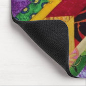 gefalteter Regenbogenstern Mousepad (Ecke)