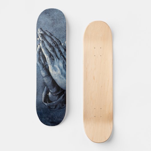 Gefaltetes Handgebet - Durer Skateboard (Vorderseite)