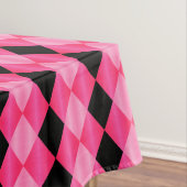 Gefaltetes Harlequin, rosa-schwarz-60x84 TABLECLOT Tischdecke (Beispiel)