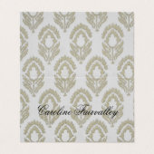 Gefaltetes Platzkarte (Außenseite Aufgefaltet)