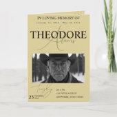 Gefaltetes Programm (Vorderseite)