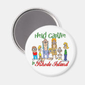 Gefangen auf Rhode Island Magnet (Vorderseite/Rückseite)