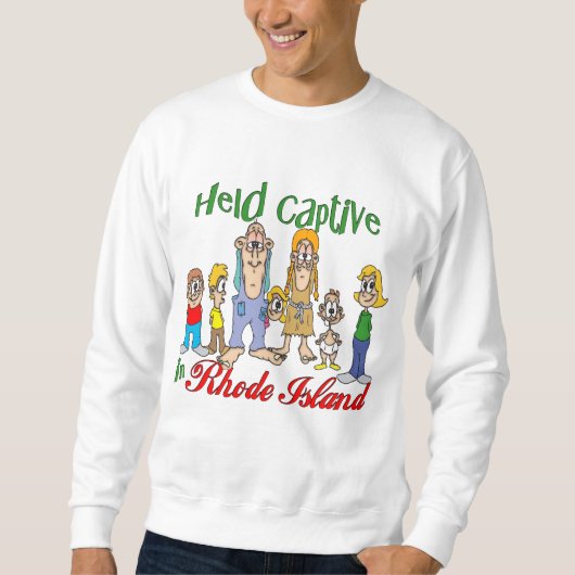 Gefangen auf Rhode Island Sweatshirt (Vorderseite)