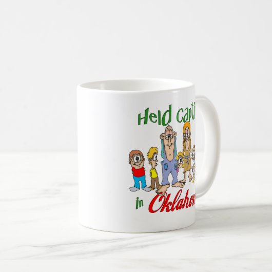 Gefangen im OKlahoma Kaffeetasse (VorderseiteRechts)
