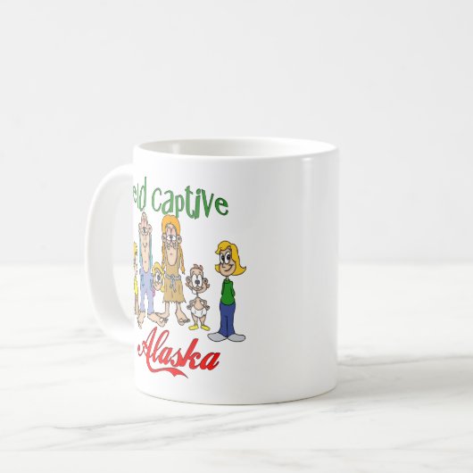 Gefangen in Alaska Kaffeetasse (Vorderseite Links)