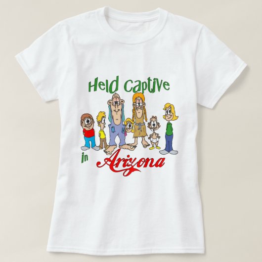 Gefangen in Arizona T-Shirt (Design vorne)