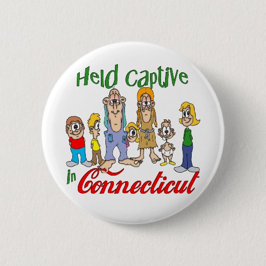 Gefangen in Connecticut Button (Vorderseite)