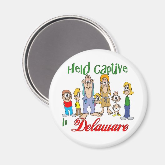 Gefangen in Delaware Magnet (Vorderseite/Rückseite)