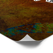 Gefangen in dem gelben Poster $24,95 (Ecke)