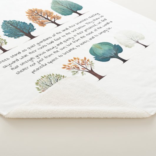 Gefangen in der ruhigen Weisheit des Waldes Sherpadecke (3/4)