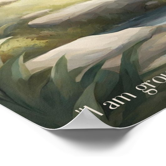 Gefangen in der Stille Poster (Ecke)