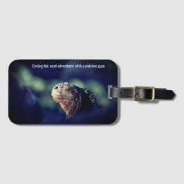 Gefangen in der Tat Marine-Leguana Gepäckanhänger