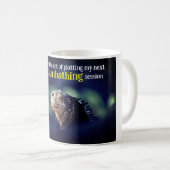 Gefangen in der Tat Marine-Leguana Kaffeetasse (VorderseiteRechts)