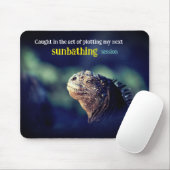 Gefangen in der Tat Marine-Leguana Mousepad (Mit Mouse)