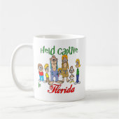 Gefangen in Florida Kaffeetasse (Links)