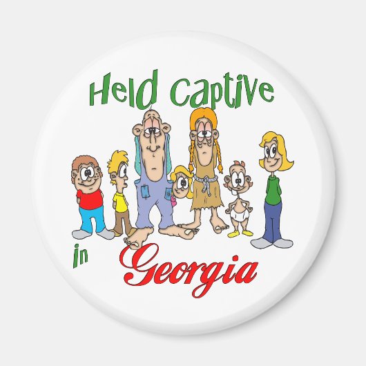 Gefangen in Georgien Magnet (Vorne)