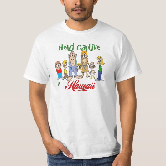 Gefangen in Hawaii T-Shirt (Vorderseite)