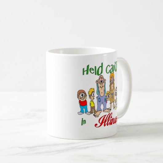Gefangen in Illinois Kaffeetasse (VorderseiteRechts)