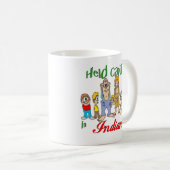 Gefangen in Indiana Kaffeetasse (VorderseiteRechts)