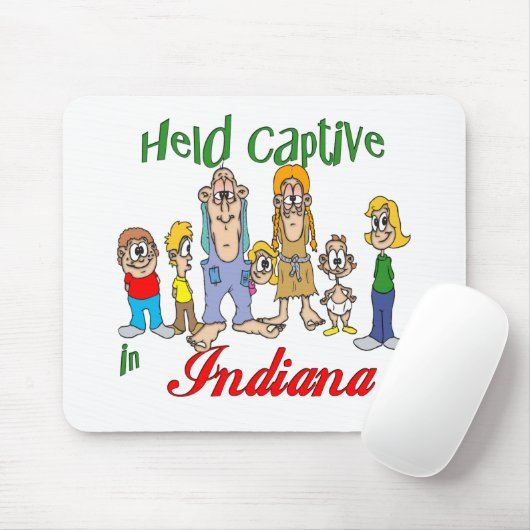 Gefangen in Indiana Mousepad (Mit Mouse)