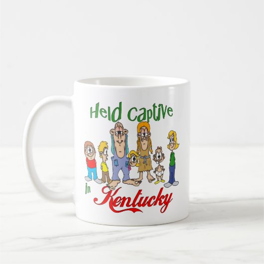 Gefangen in Kentucky Kaffeetasse (Links)