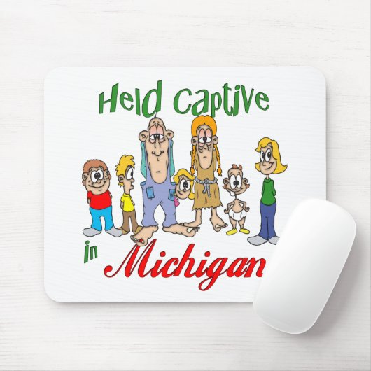 Gefangen in Michigan Mousepad (Mit Mouse)
