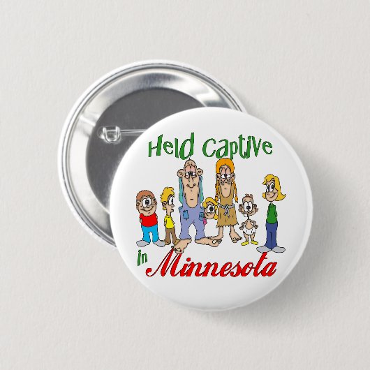 Gefangen in Minnesota Button (Vorne & Hinten)
