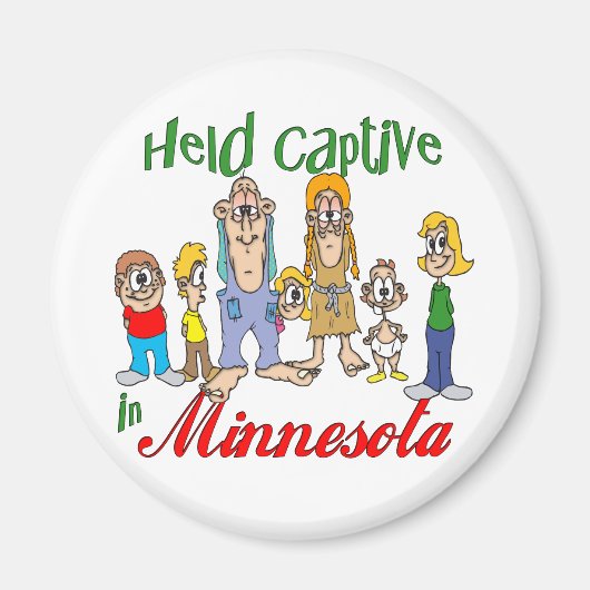 Gefangen in Minnesota Magnet (Vorne)