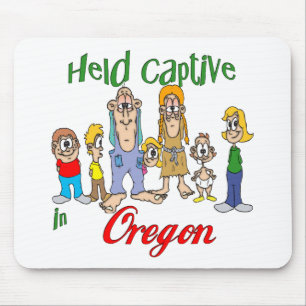 Gefangen in Oregon Mousepad