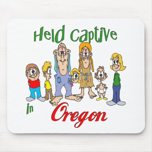 Gefangen in Oregon Mousepad (Vorne)