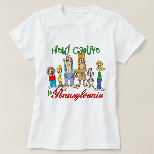 Gefangen in Pennsylvania T-Shirt (Design vorne)