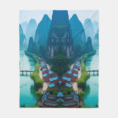 Gefangen in Serenity - Karst River Valley Blanket Fleecedecke (Vorderseite)