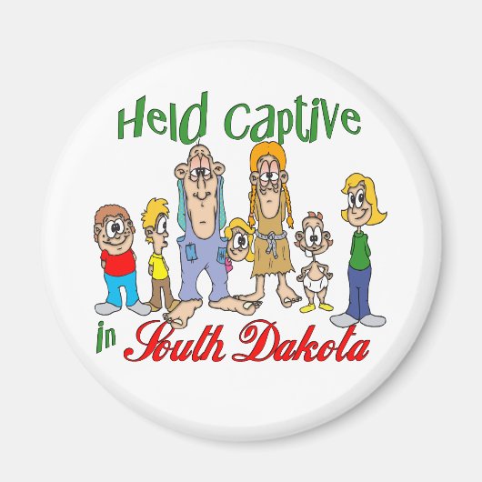 Gefangen in South Dakota Magnet (Vorne)