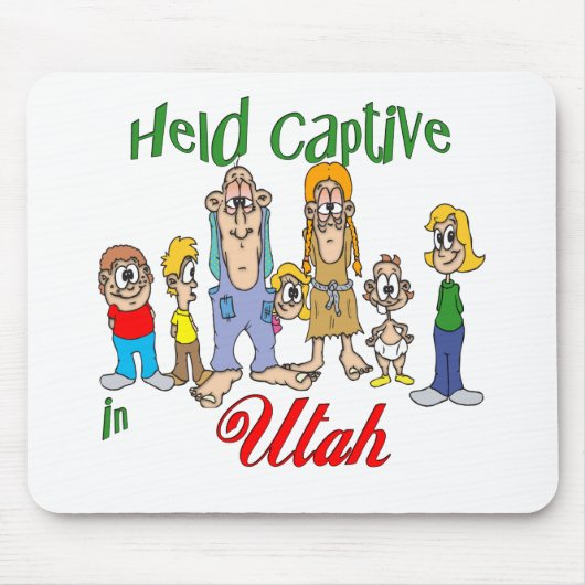 Gefangen in Utah Mousepad (Vorne)