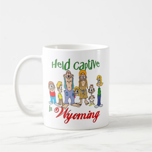 Gefangen in Wyoming Kaffeetasse (Links)