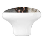 Gefangen! Keramikknauf (Seitenansicht)