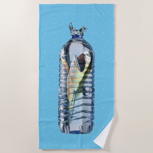 Gefangen Strandtuch (Vorderseite)