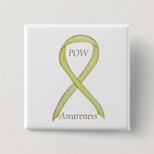 Gefangene des Krieges (POW), das benutzerdefiniert Button (Vorderseite)