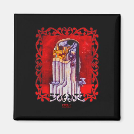 Gefangene eines Kusses - Frame-Version Magnet (Vorne)