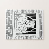 Gefangene Flucht Verlassend Puzzle (Horizontal)