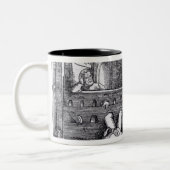 Gefangene im des Lollards Turm Zweifarbige Tasse (Links)