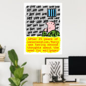 Gefangene im Gefängnis braucht kein Papier Poster (Heimbüro)