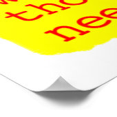 Gefangene im Gefängnis braucht kein Papier Poster (Ecke)