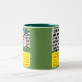 Gefangene im Gefängnis braucht kein Papier Zweifarbige Tasse (Mittel)