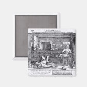 Gefangene im Pollerturm Magnet (Vorderseite/Rückseite)