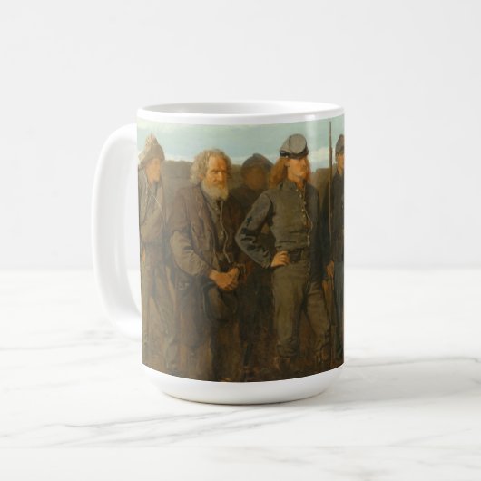Gefangene von der Front Kaffeetasse (Vorderseite Links)