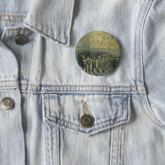 Gefangene von Vincent van Gogh Button (Beispiel)